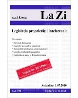 LEGISLATIA PROPRIETATII INTELECTUALE (COD 398)