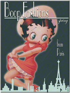 MAGNET BETTY BOOP FASHIONS