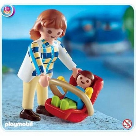 Playmobil-Mama si copilul