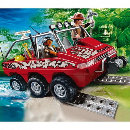 Playmobil-Masina amfibie a vanatorilor de comori