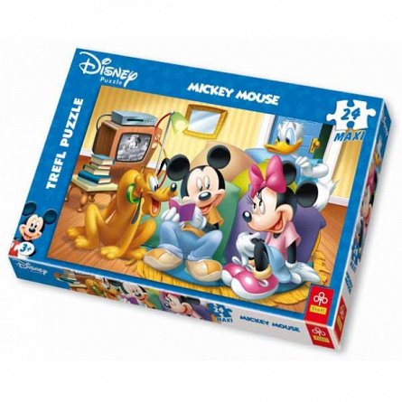 Maxi puzzle Mickey Mouse si povestile, 24 pcs.