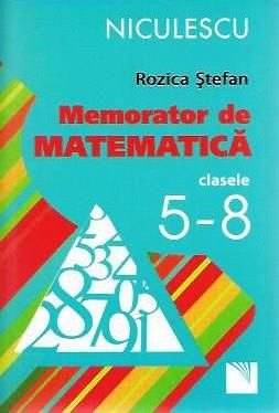 MEMORATOR DE MATEMATICA CLS 5-8