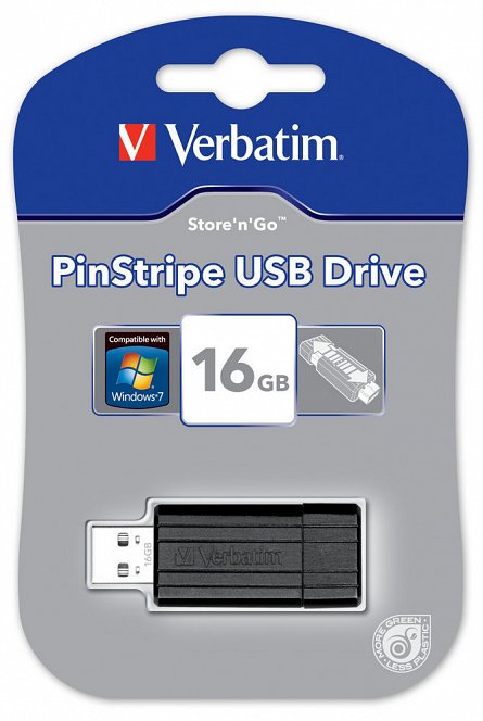Memorie USB 2.0 VERBATIM 16GB PIN STRIPE
