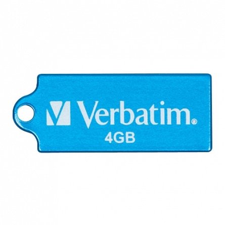 Stick Mem. USB2.0 Verbatim Pinstripe, 4GB, albastru
