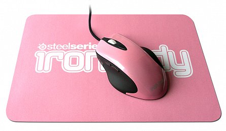 Mouse SteelSeries IronLady IKARI laser (pink)