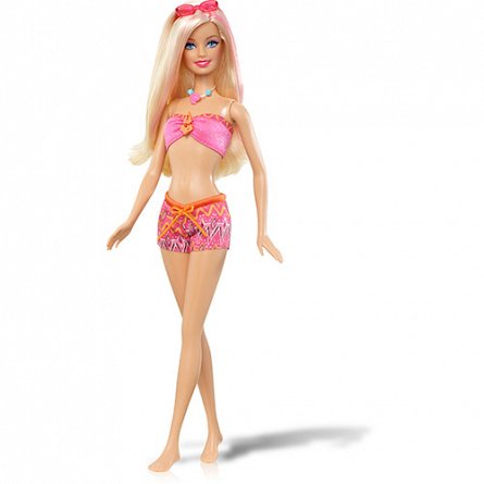 Papusa Barbie, la plaja, diverse modele