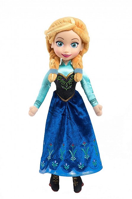 Papusa Disney,plus,Frozen,Elsa,Anna,canta,38cm