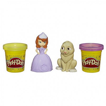 Play-Doh,Sofia & Clover,platilina 2b,figurine