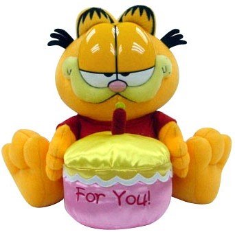 Plus Garfield,30.5cm, Happy Birthday
