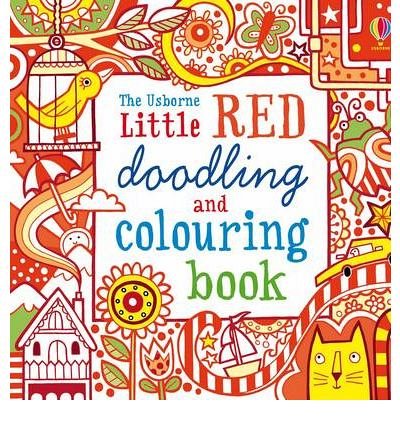 POCKET DOODLING & COLOURING BOOK: RED BOOK