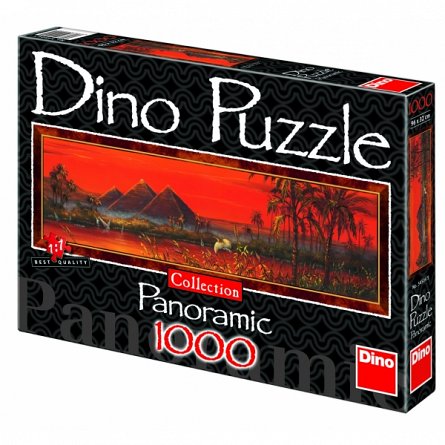 Puzzle panoramic - Piramidele, 1000 piese
