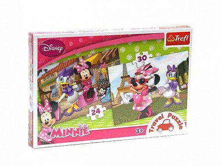 Puzzle Trefl,Travel 2in1,Minnie