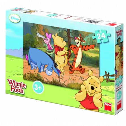 Puzzle Winnie the Pooh in expeditie, 24 pcs.