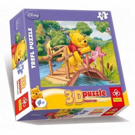 Puzzle WTP - By the brook 3D, 48 pcs
