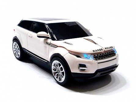 Mouse Range Rover Evoque cu fir,alb