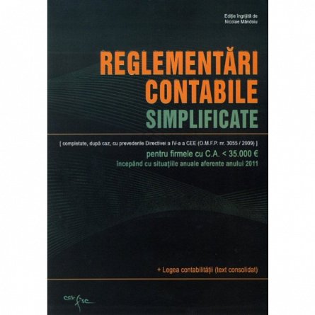REGLEMENTARI CONTABILE SIMPLIFICATE 2011/2012