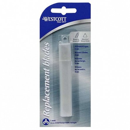 Rezerve cutter Westcott, set 10 bucati, pentru cutter mic