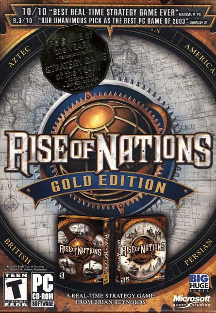 RISE OF NATIONS GOLD EDITION PC