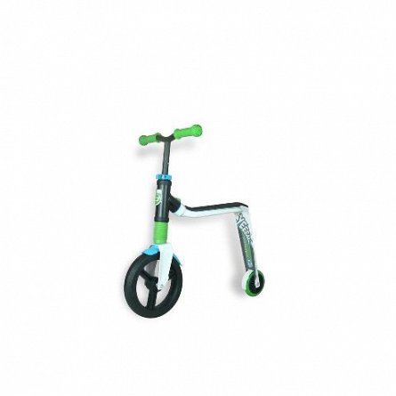 Scuter/bicicleta fara pedale,Highwayfreak,3A+,verde,alb,albastru