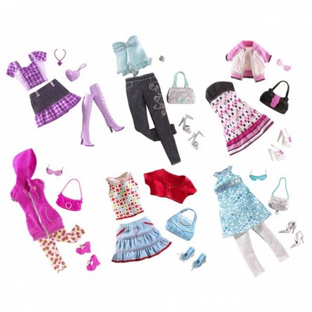 Set accesorii vestimentare Barbie-div. modele