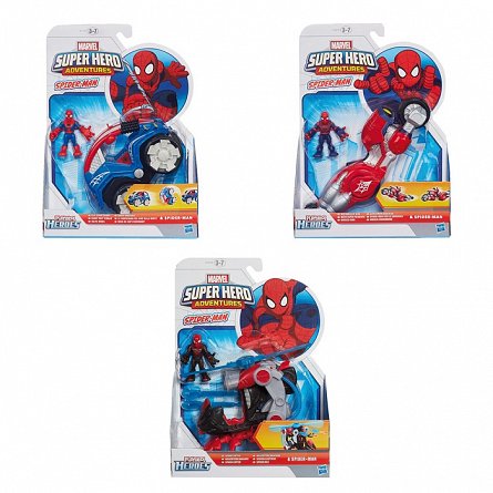 Set figurina si vehicul Spider-Man