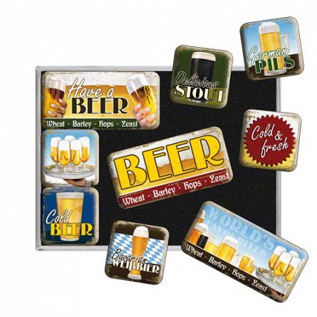 SET MAGNETI WORLD'S FAVOURITE BEERS