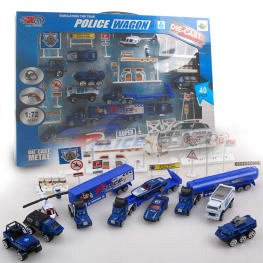 Set vehicule ColorBaby,covor,politie/pompieri