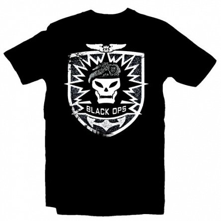 CoD7 - BO T-Shirt - Skull, Black,XL