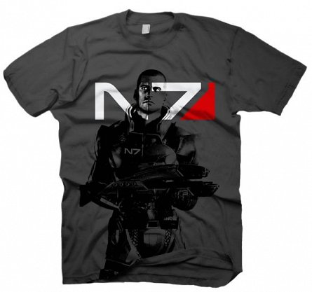 Mass Effect 2 T-Shirt - Ray Shepard,L