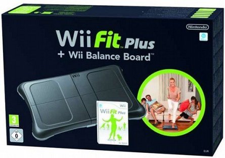 WII FIT PLUS WITH BALANCE BOARD BLACK