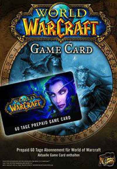 World Of Warcraft Prepay Game Card