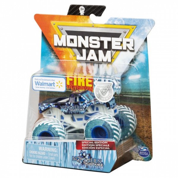 Masina Monster Jam Fire and Ice Northern Nightmare 1 64
