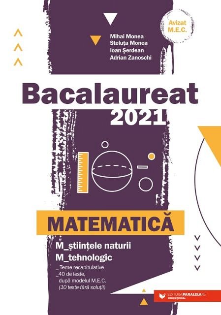 Bacalaureat 2021. matematica m_stiintele naturii, m ...